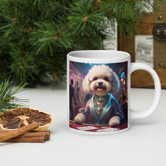 Maltipoo General- White glossy mug v15