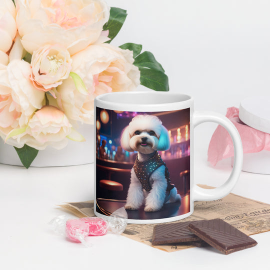 Maltipoo General- White glossy mug v16