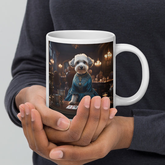 Schnoodle- White glossy mug v4