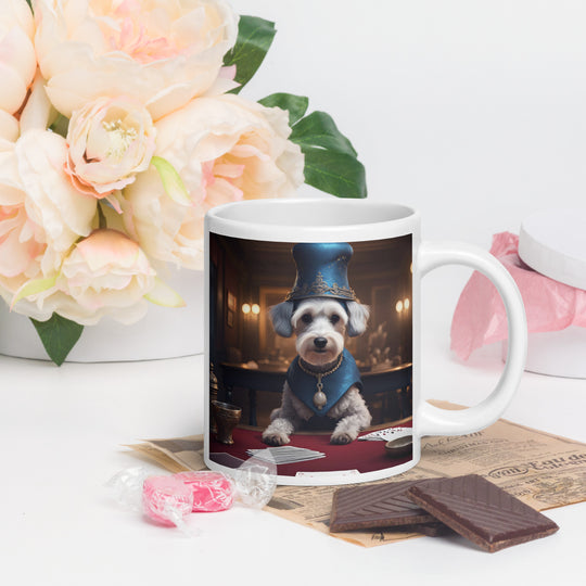 Schnoodle- White glossy mug v3