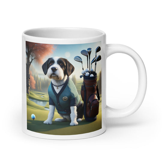 Springador Golfer- White glossy mug v6