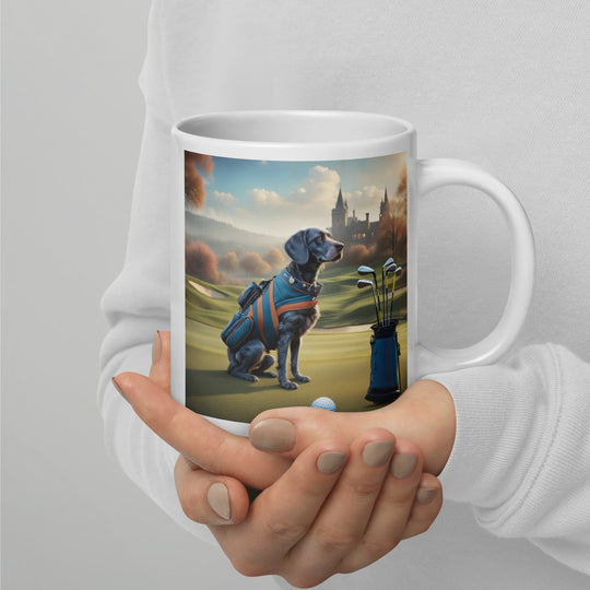 Springador Golfer- White glossy mug v7