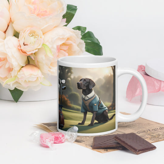 Springador Golfer- White glossy mug v4