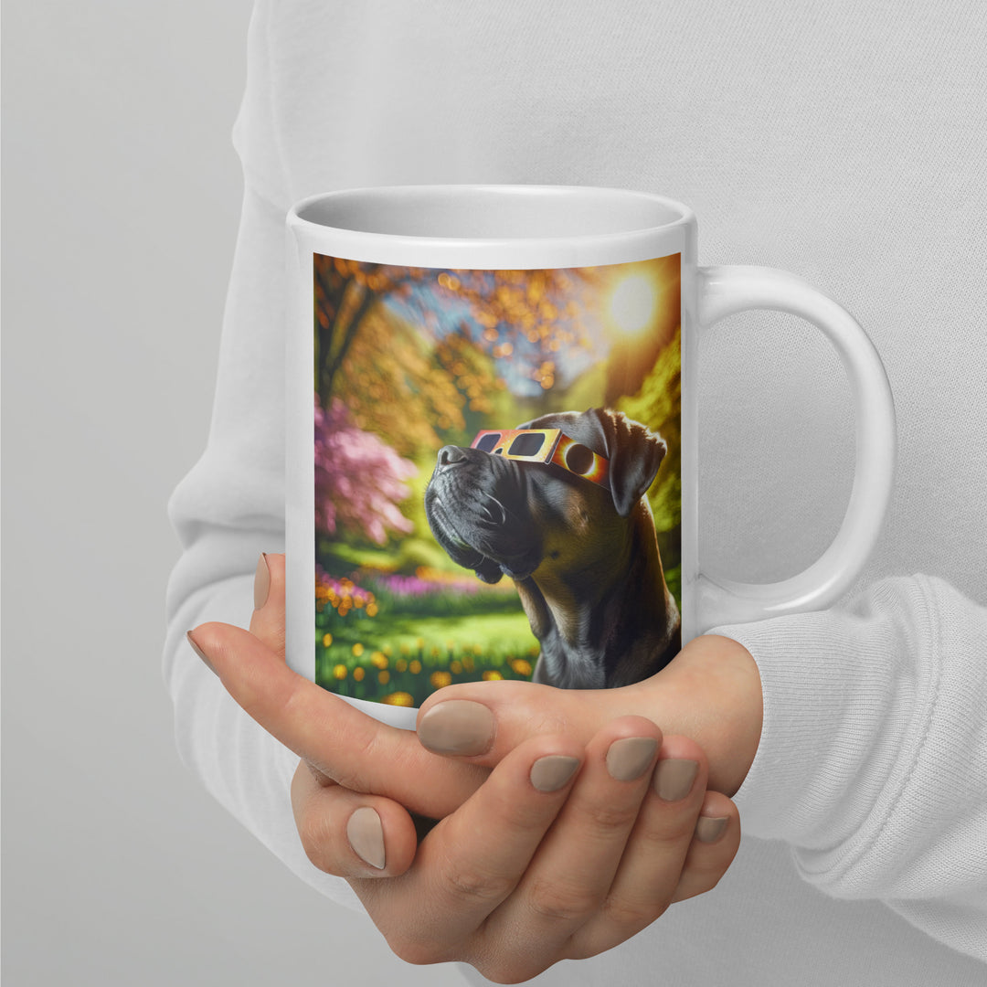 Cane Corso Eclipse- White glossy mug