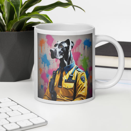 Great Dane- White glossy mug v2