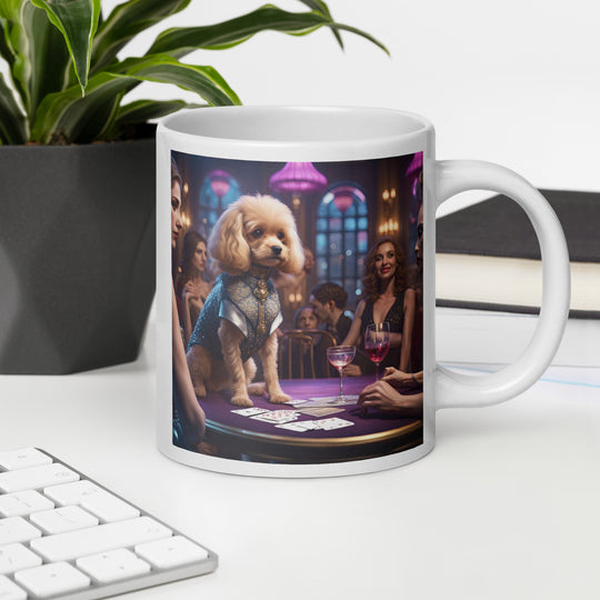 Cavapoo General- White glossy mug v13