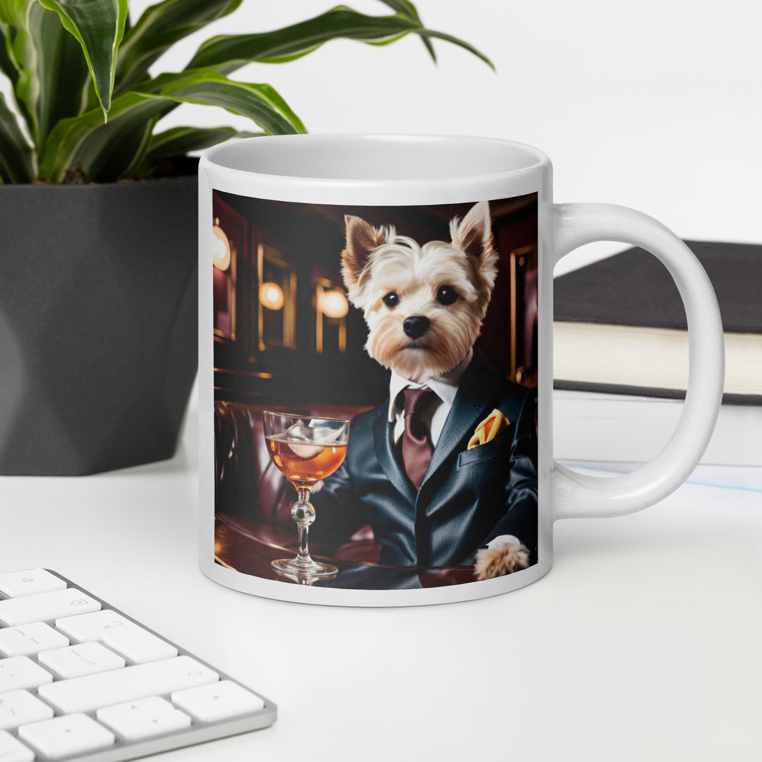 Morkie General- White glossy mug v2