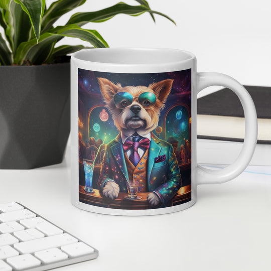 Pekapoo General- White glossy mug v5