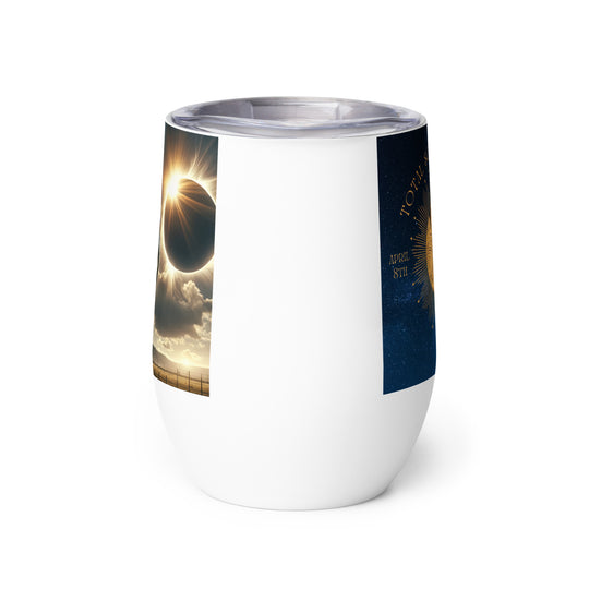 American Bulldog Eclipse- Wine tumbler