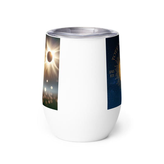 German Shorthaired Pointer Eclipse- Wine tumbler