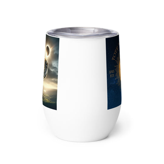 Labrador Retriever Eclipse- Wine tumbler