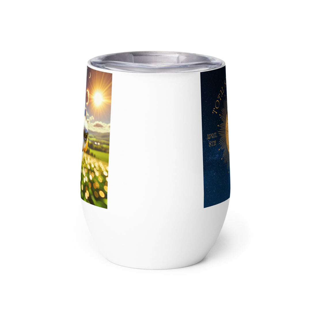 Bernedoodle Eclipse- Wine tumbler