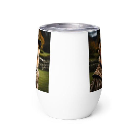 Golden Retriever- Wine tumbler