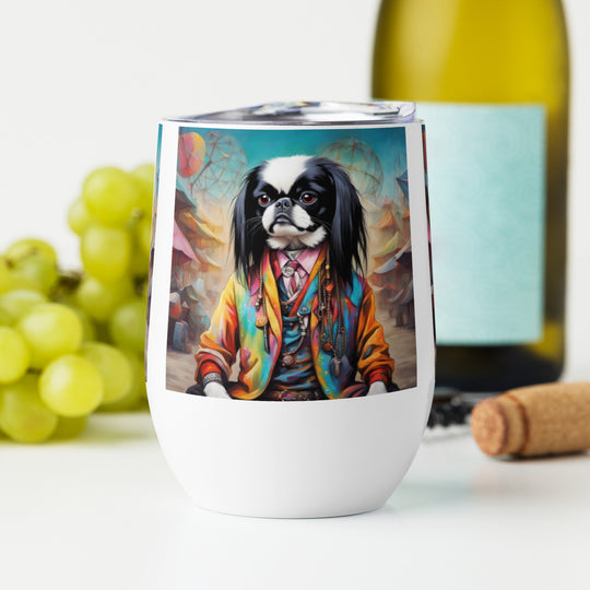 Wine tumbler-Japanese Chin