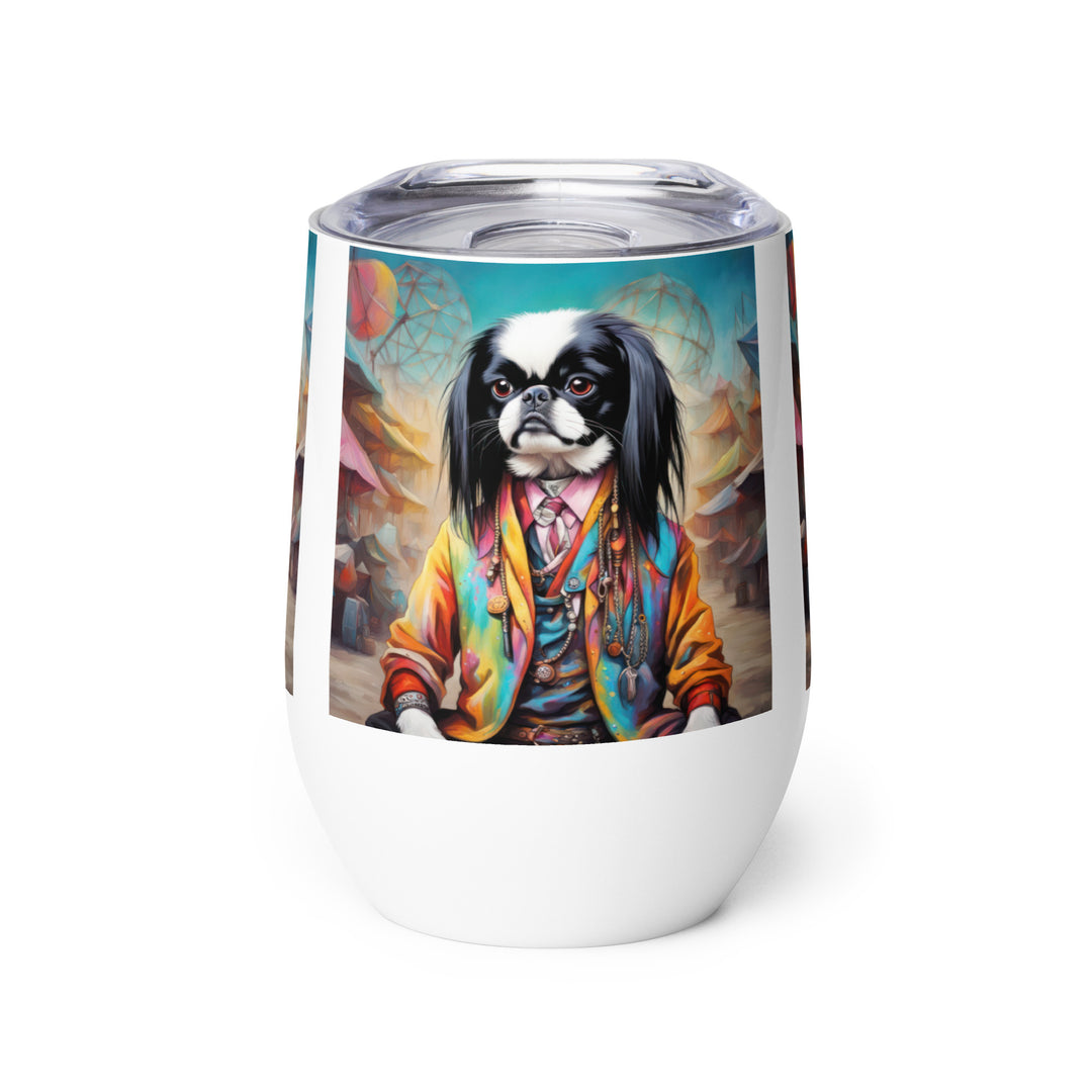 Wine tumbler-Japanese Chin