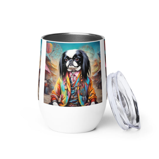 Wine tumbler-Japanese Chin