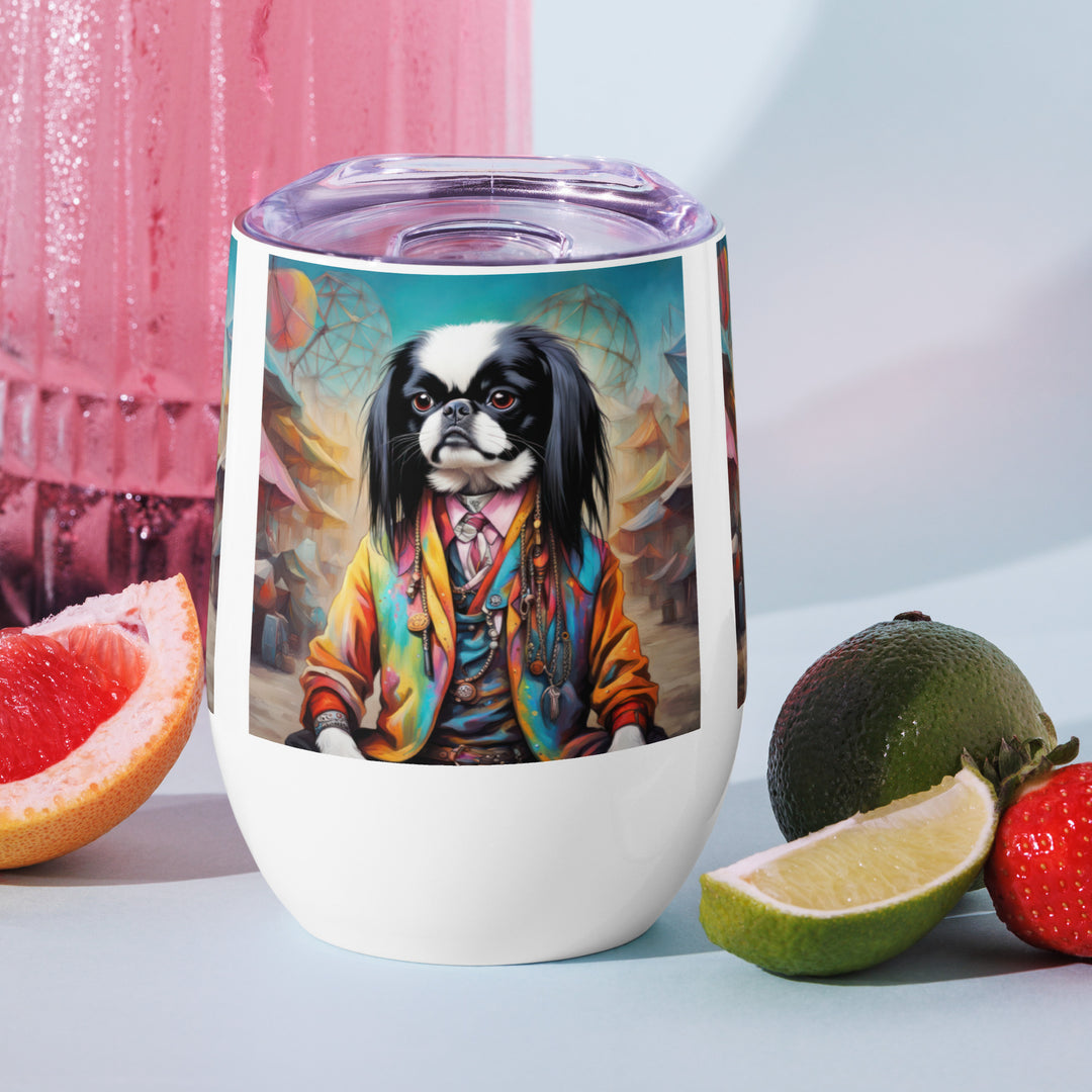 Wine tumbler-Japanese Chin