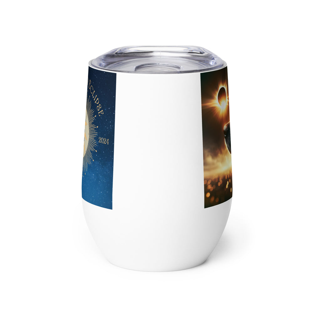 German Shepherd Eclipse- Wine tumbler