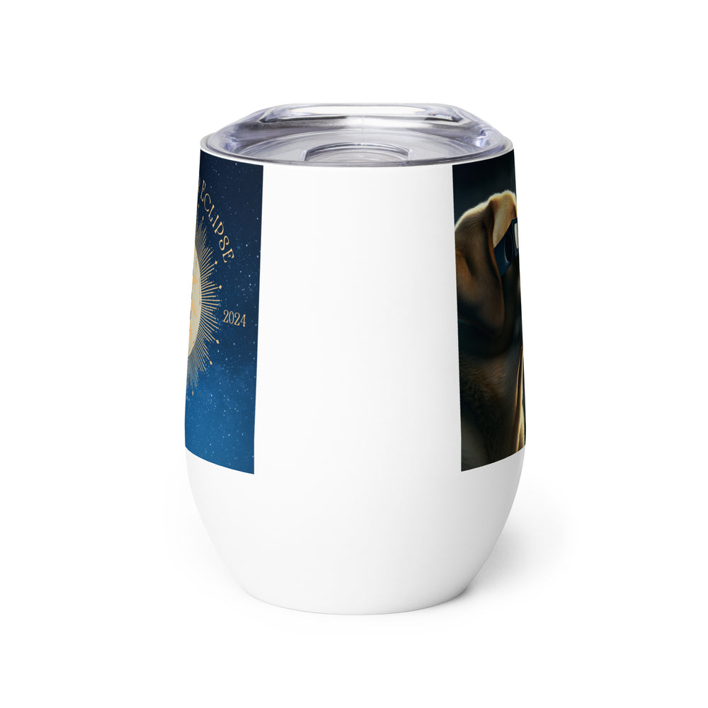 Labrador Retriever Eclipse- Wine tumbler