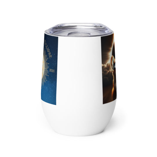 Pembroke Welsch Corgi Eclipse- Wine tumbler