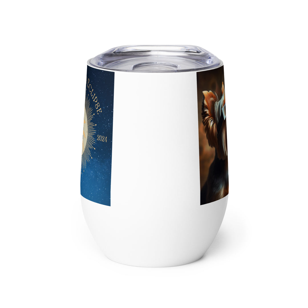 Yorkshire Terrier Eclipse- Wine tumbler