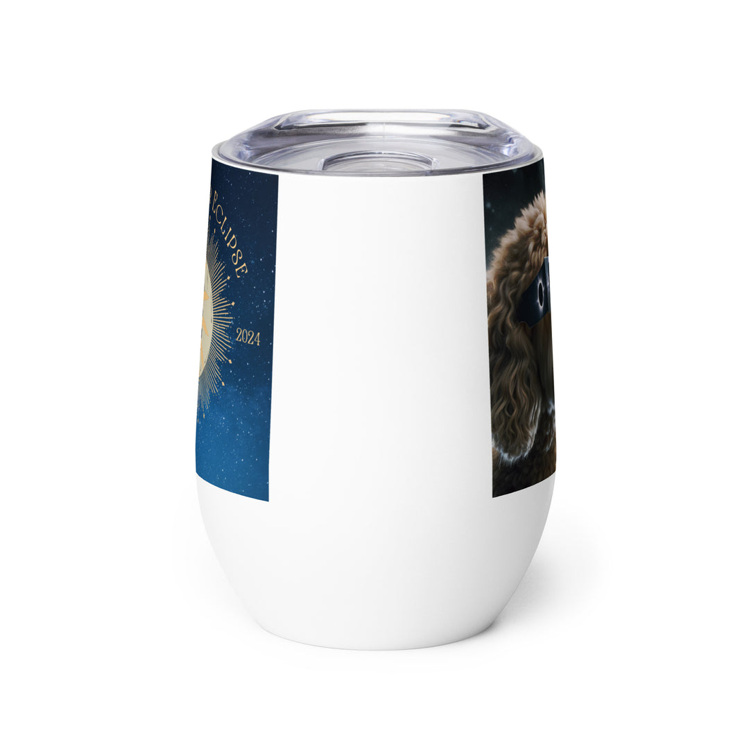 Labradoodle Eclipse- Wine tumbler