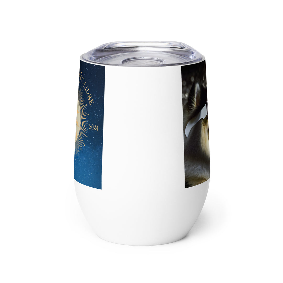 Pomsky Eclipse- Wine tumbler