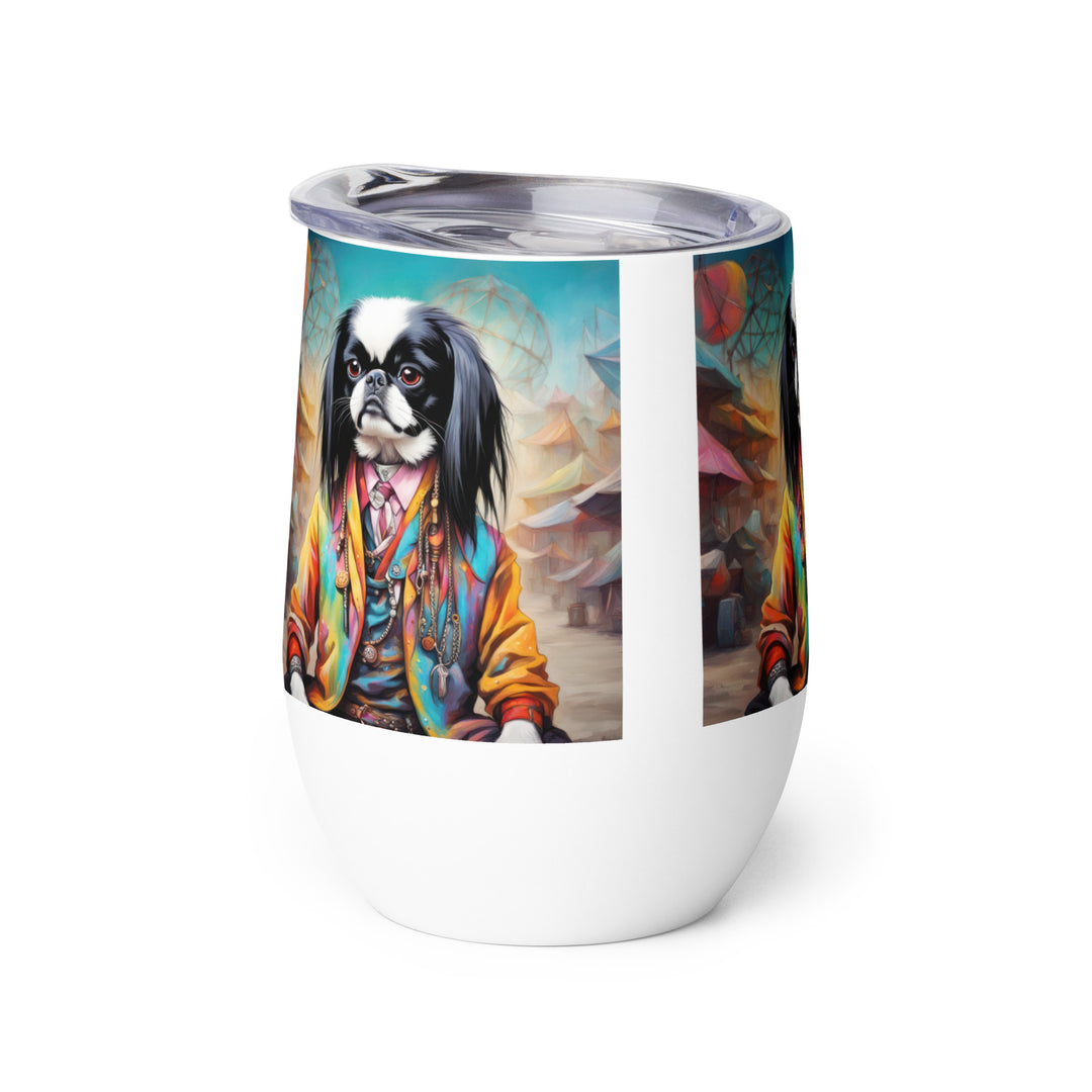 Wine tumbler-Japanese Chin