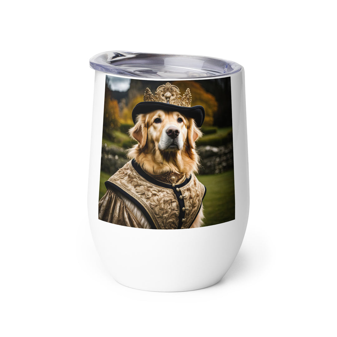 Golden Retriever- Wine tumbler