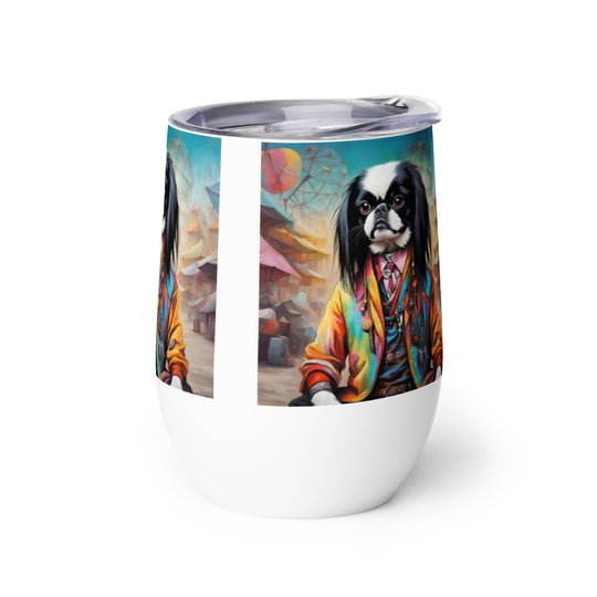 Wine tumbler-Japanese Chin