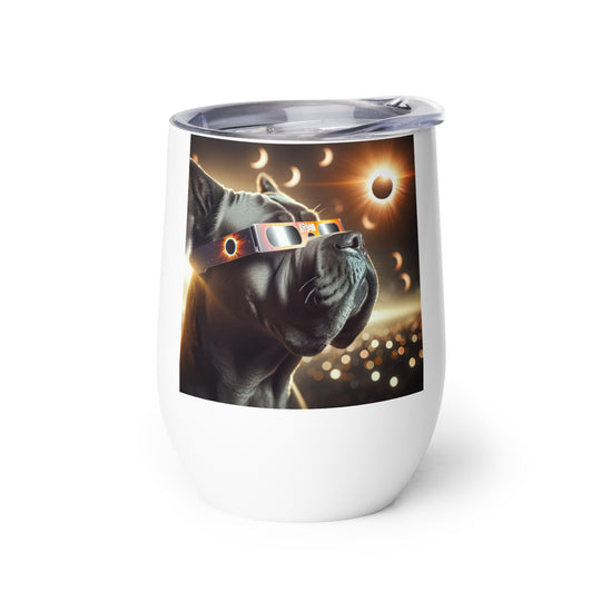 Cane Corso Eclipse- Wine tumbler v2