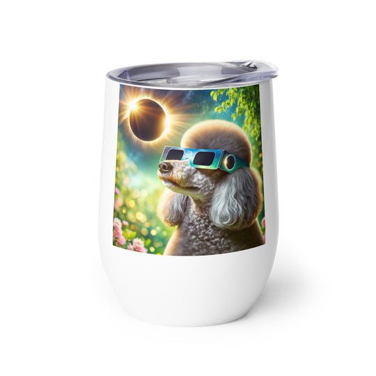 Poodle Eclipse- Wine tumbler v2