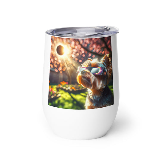 Bernedoodle Eclipse- Wine tumbler v2