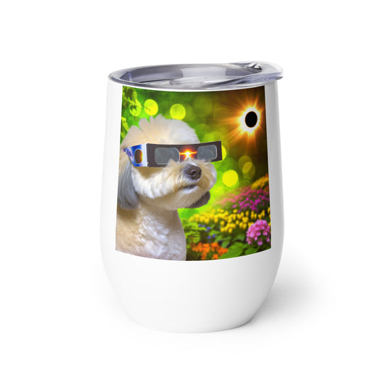 Maltipoo Eclipse- Wine tumbler