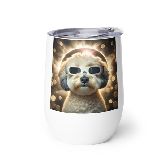 Maltipoo Eclipse- Wine tumbler v2