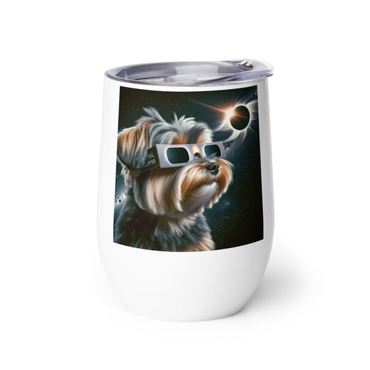 Morkie Eclipse- Wine tumbler v2