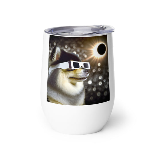 Pomsky Eclipse- Wine tumbler