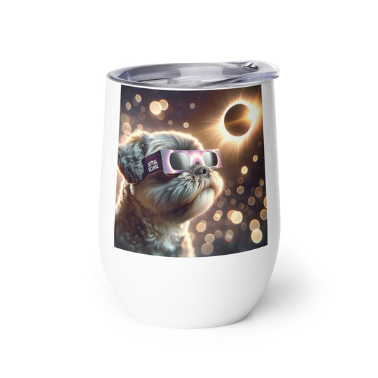 Pugapoo Eclipse- Wine tumbler