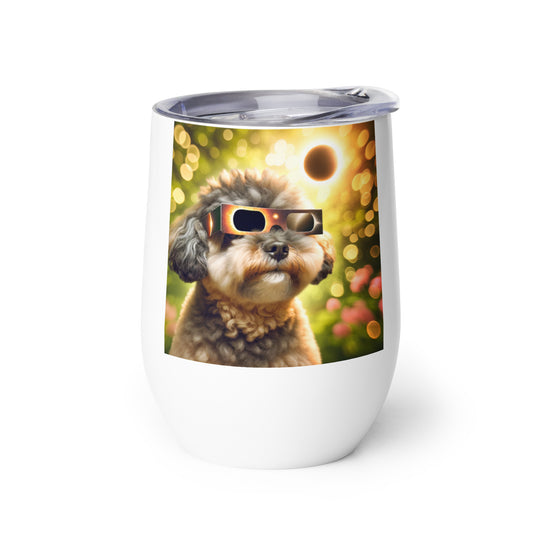 Pugapoo Eclipse- Wine tumbler v2