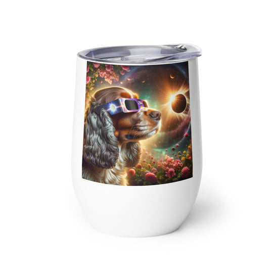 Sprocker Spaniel Eclipse- Wine tumbler