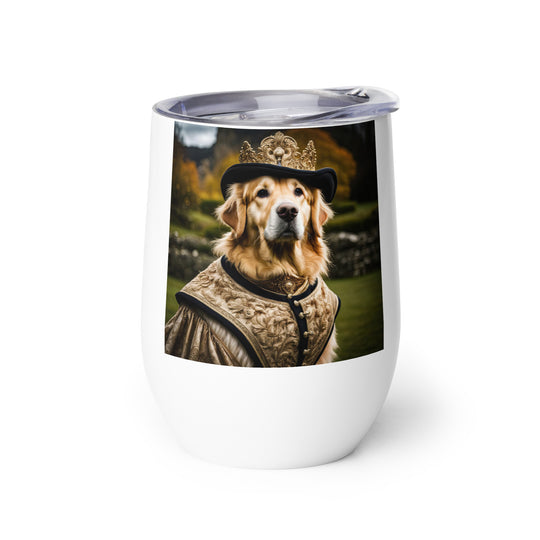 Golden Retriever- Wine tumbler