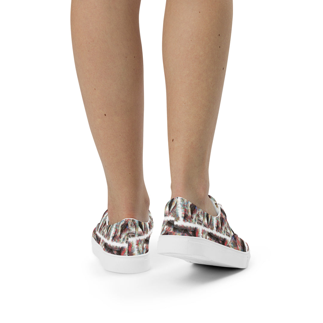 Women’s lace-up canvas shoes - Elephant v2