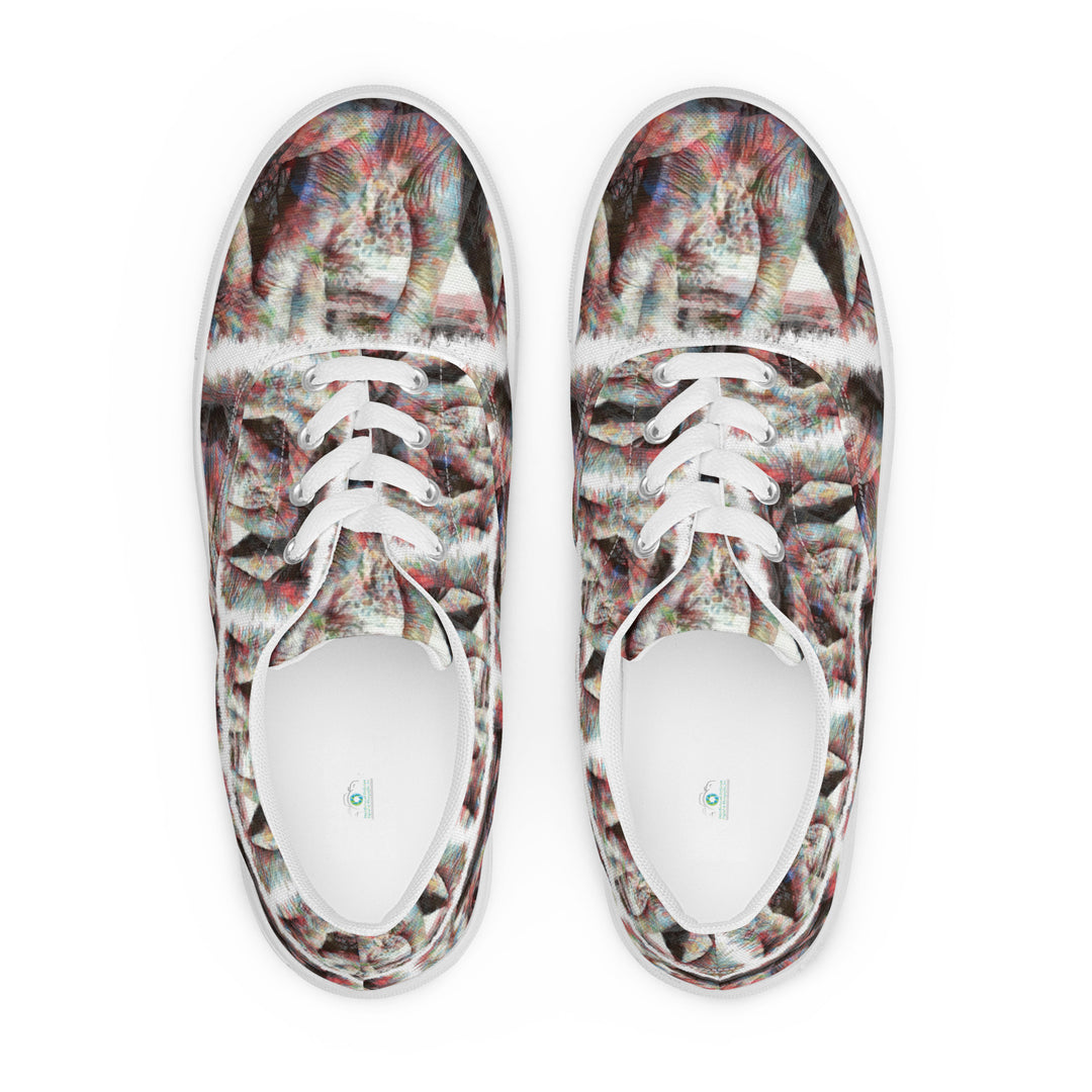Women’s lace-up canvas shoes - Elephant v2
