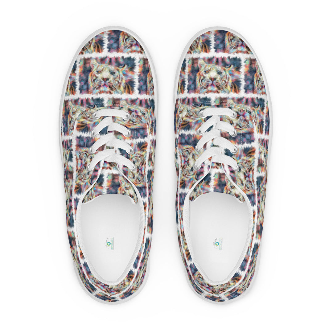 Women’s lace-up canvas shoes - Tiger