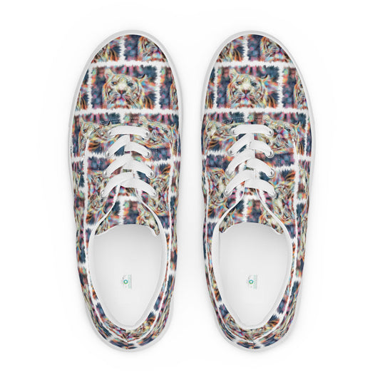 Women’s lace-up canvas shoes - Tiger