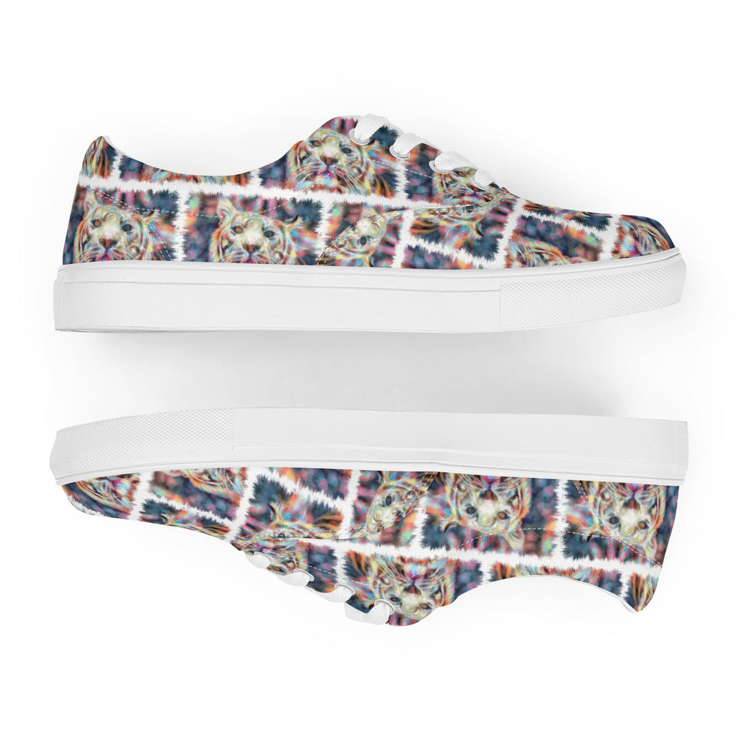 Women’s lace-up canvas shoes - Tiger