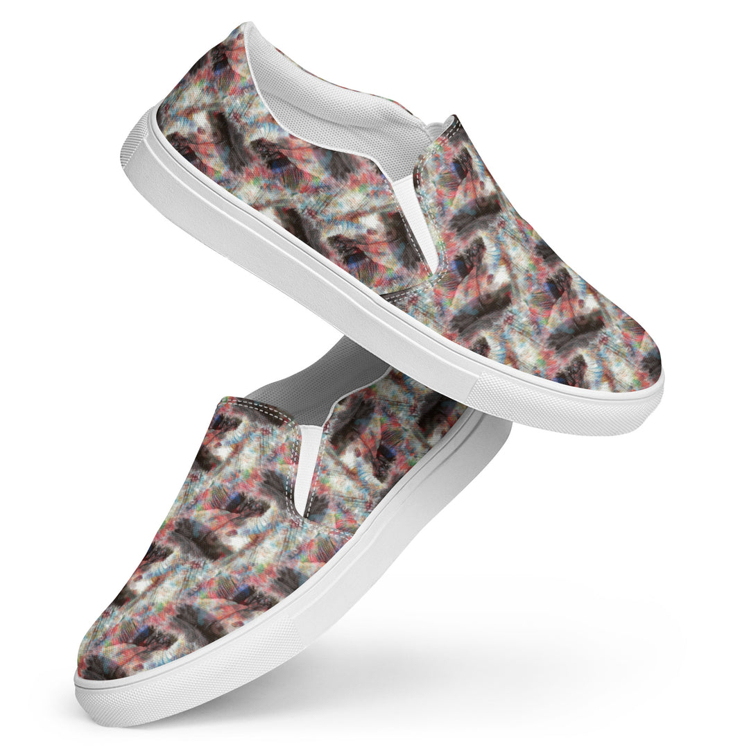 Women’s slip-on canvas shoes - Elephant