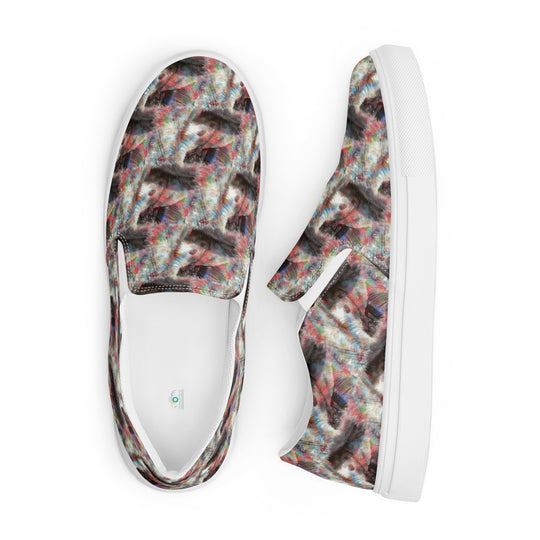 Women’s slip-on canvas shoes - Elephant