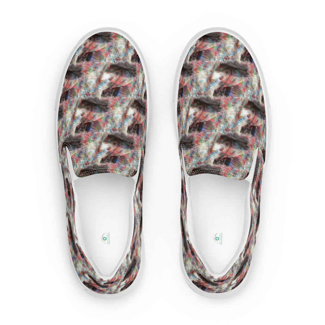 Women’s slip-on canvas shoes - Elephant