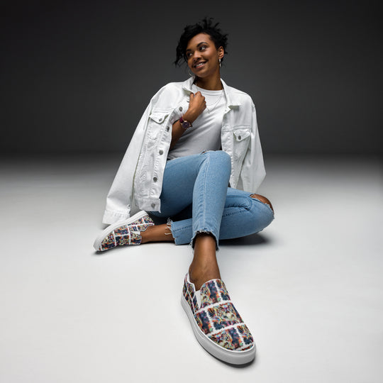 Women’s slip-on canvas shoes - Tiger